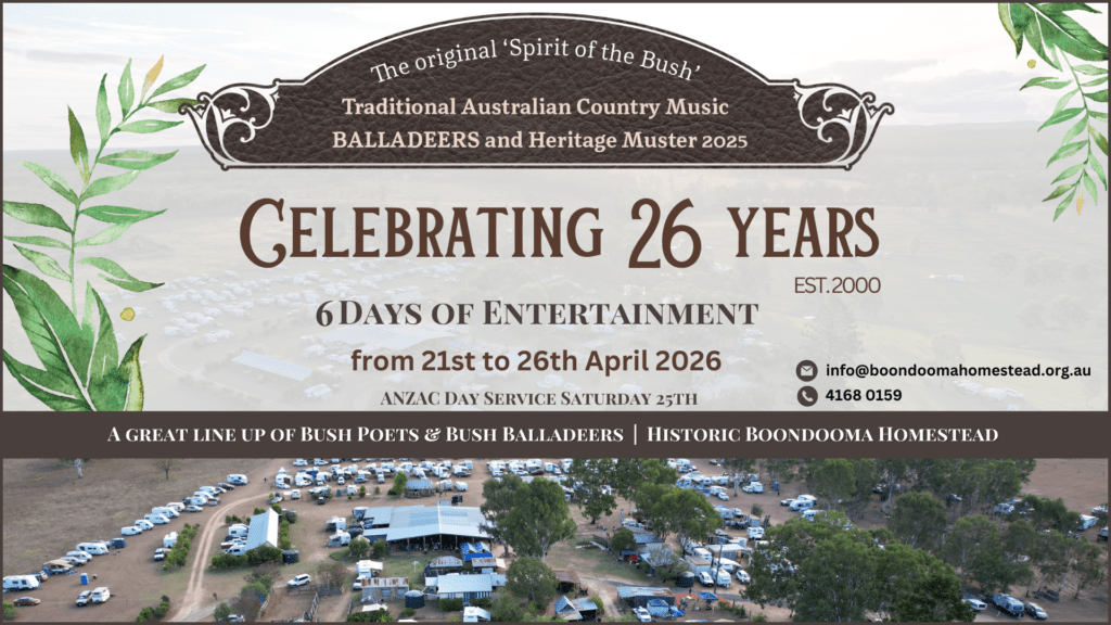2026 Spirit of the Bush Balladeers Heritage Muster